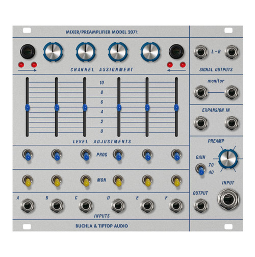 Buchla & Tiptop Audio Mixer/Preamplifier 207t